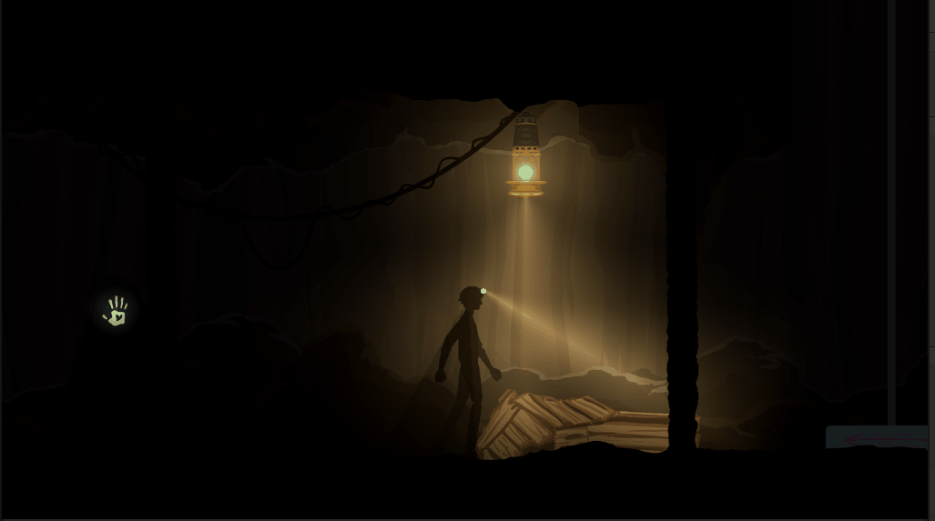 Bright Crystal that can be picked up