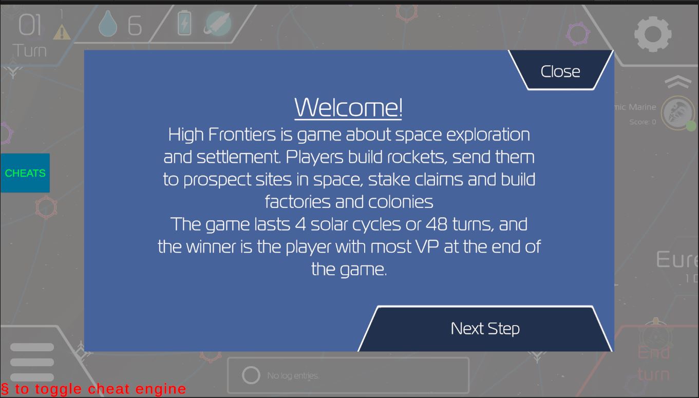 The first page of the tutorial