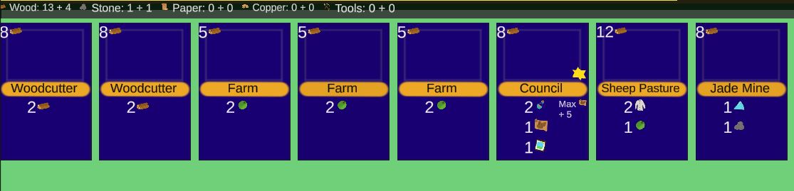 The game in play