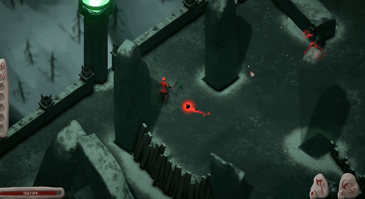 Gif or large ranged enemy shooting homing projectiles